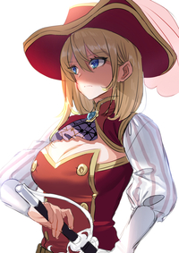 画像のキャラクター名をご存じの方はいらっしゃいますか 金髪青目の剣士 の女 Yahoo 知恵袋