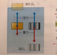 浮力 物体にはたらく重力 水中に入れた時のバネばかりの値ですが 写真の木の Yahoo 知恵袋