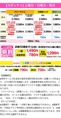 ラウンドワンのスポッチャの料金について 赤字のサービス料金 Yahoo 知恵袋