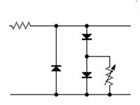 この回路図の可変抵抗って1と2番ピンを結線して3番ピンがダイオードの真ん中 Yahoo 知恵袋