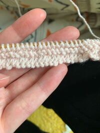 このガーター編み最初間違えてますか？ 