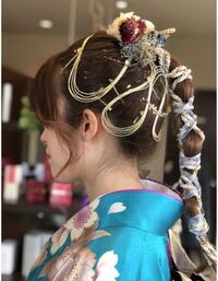 成人式でこの様なヘアセットをして頂きたいのですが 写真の様な髪飾りはど Yahoo 知恵袋