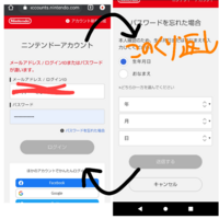 任天堂アカウントにログインできません メールアドレスとパスワードはg Yahoo 知恵袋