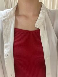 女性です 買ったシャツの胸元が開きすぎているので 今は白いガムテー Yahoo 知恵袋