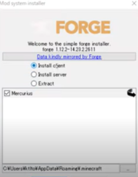 マイクラでmodを入れたくてforgeとjavaをダウンロードし Yahoo 知恵袋