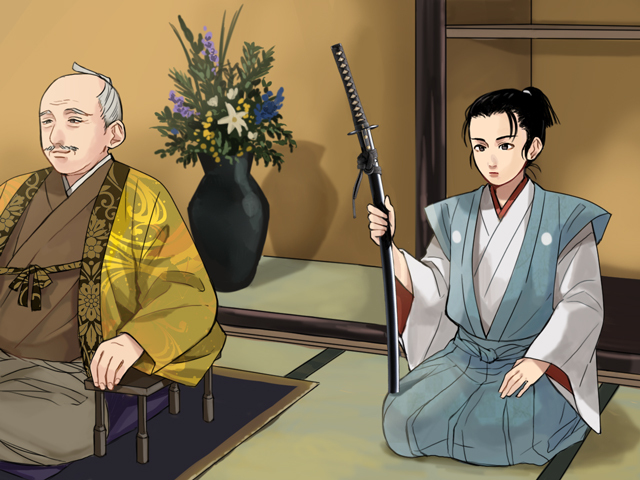 将軍の後ろ 又は 横で槍や刀を持っている子供12 15歳ぐらい Yahoo 知恵袋