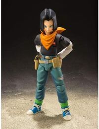 この画像はドラゴンボールの17号というキャラクターのフィギュアなのですが Yahoo 知恵袋