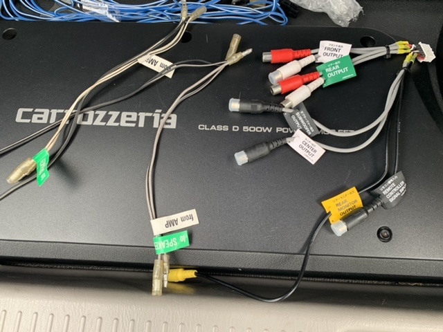 カロッツェリアTS-WX99Aサブウーファーの配線方法を教えて下さい