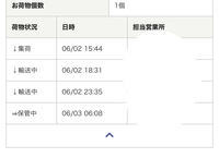 佐川急便の荷物が保管中からなかなか変わらないので 一昨日 Yahoo 知恵袋