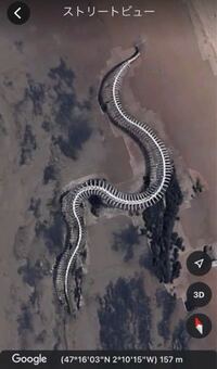 Googleアースでこんなものがあったのですが これは一体何です Yahoo 知恵袋