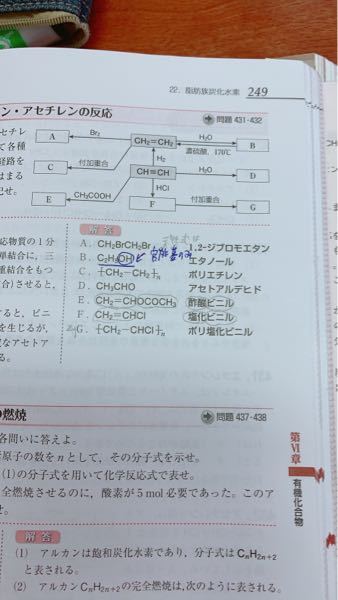 5番の化学式で ポリ塩化ビニルがありますが 化学式にビニル基がないの Yahoo 知恵袋