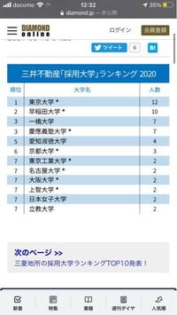 三井不動産の採用大学を見ると 東大京大早慶などがほとんどです し Yahoo 知恵袋