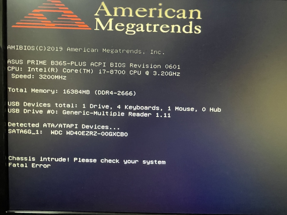 AmericanMegatrendsと表示された原因と改善方法を - Yahoo!知恵袋
