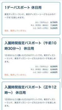 ディズニーチケットについて質問です 初めてディズニーのチケ Yahoo 知恵袋