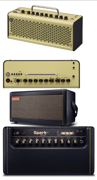 エレキギターアンプ2台目です。positive grid sparkか YAMAHAのthr10iiならどちらをお勧めしますか？ 今使っているのはMarshall mg10cdです。買い換えようと思った理由はシールドをさしていない時もスピーカーからピーと耳鳴りのような音が鳴りヘッドホンを通しても聞こえます。あと少しでも高級めなアンプを使って音作りを楽しんだりモチベーションにしたいと思い購入し...