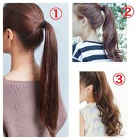 男性に質問です 女性のロングヘアのポニーテールですが次の内何番が Yahoo 知恵袋