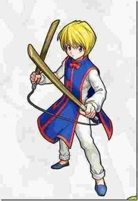 HUNTER×HUNTERのクラピカが緋の目は隠すのにクルタ