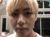 たまたまvliveを見ていて気づいたのですが テヒョンの鼻の中央に赤い線が Yahoo 知恵袋