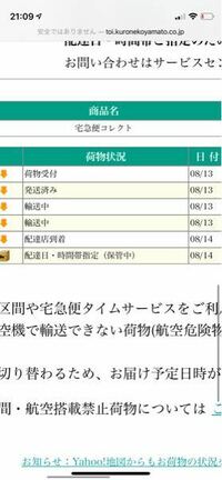 ヤマトで保留中のものを直接ヤマトさんまで取りに行ってもいいんで