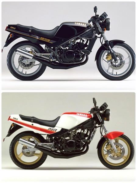RZ250Rの18インチ化について - 現在画像下の17インチのRZRに乗