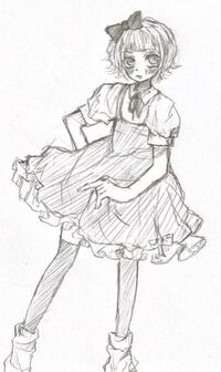 このイラスト何点ですか？高校1年生です。 - 褒めてもらいたいな  