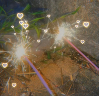線香花火にハートのエフェクトをつけたいのですが どうや Yahoo 知恵袋