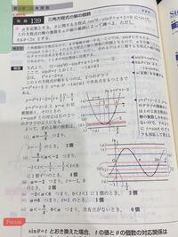 高校数学この問題で右横の補足のようなところにt Sin8のグラフと対応して Yahoo 知恵袋