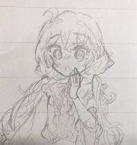 中学生です まだ下書きですが この絵は上手い方でしょうか Yahoo 知恵袋
