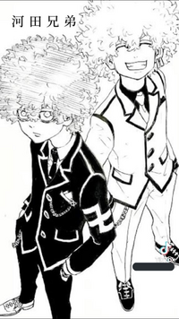 画像の東京リベンジャーズの河田ナホヤ ソウヤ スマイリー アング Yahoo 知恵袋