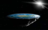 地球平面説 もしもこの絵のように地球が平面だった場合、人間は地球の地面に立つことは可能ですか？