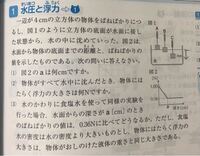 至急ですお願いします 中3理科水圧と浮力の問題です 月曜日に Yahoo 知恵袋