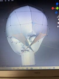 Blender初心者です 講座を参考にして顔のモデリングをして Yahoo 知恵袋