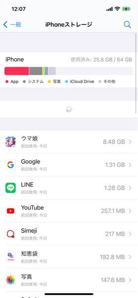 Icloudの使用容量がもう少しで上限に達します 残りのストレー Yahoo 知恵袋
