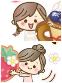 どちらの髪型の女の子が可愛いですか 顔は同じなので髪型と髪 Yahoo 知恵袋