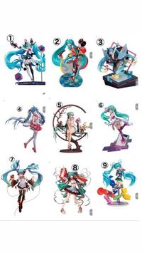 この初音ミクちゃんたちの名前がわかる人教えてください F Nex初 Yahoo 知恵袋
