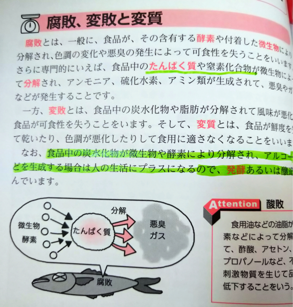 21年調理師試験で出題された問題のことで質問です たんぱく質が微 Yahoo 知恵袋