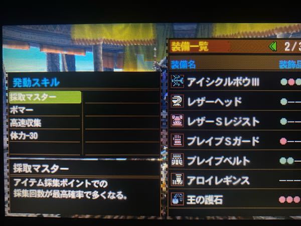 モンハン4gお宝マラソンの装備について質問です 体力 10スロ3のお Yahoo 知恵袋