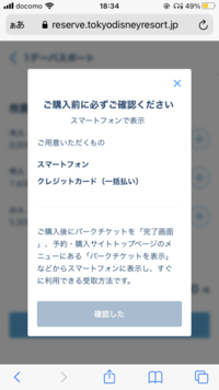 ディズニーのチケット 確認したボタンから先に進めないんですけど何がいけ Yahoo 知恵袋