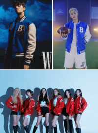 最近スタジャン着ているkpopのアイドル 多いですけどファッションで流 Yahoo 知恵袋