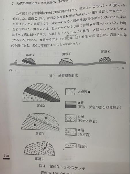 地学基礎大学受験共通テスト地質について 至急お願いします Yahoo 知恵袋