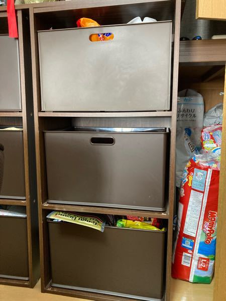引越しについて。1、蓋付きカラーボックスの中身はいれたままでも 