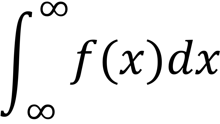 考える意味があるかどうかは別として、∫_∞^(∞)f(x)dxのような広義積分を考えることはできますか？