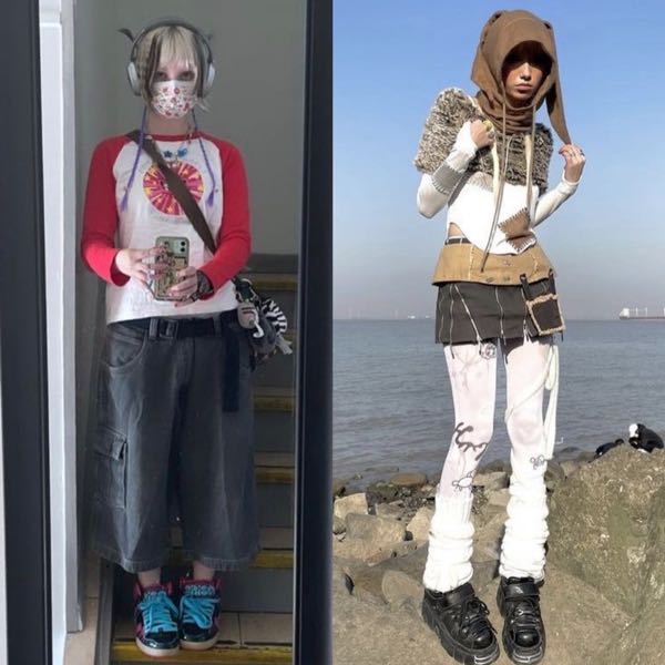 こういう系統のファッションって何という名前なんでしょうか Y2k Yahoo 知恵袋