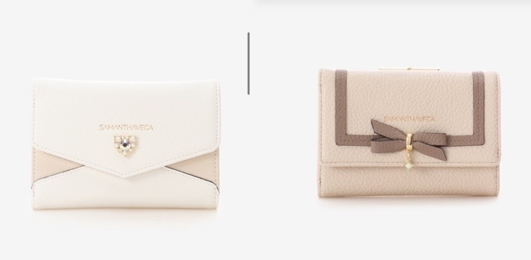 Samantha Vegaの財布を買いたいと思っているのですが、どちらが可愛いと思いますか！！ このふたつですごい迷ってます…