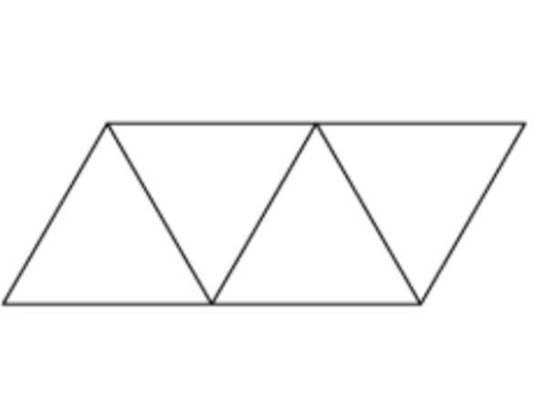 正四面体を 画像のような展開図にした時に どこに頂点が来るのか分 Yahoo 知恵袋