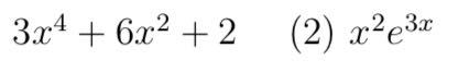 2次導関数の求め方分かる方に質問です。 次の関数の2次導関数を求めよという問題が出たのですが、解き方が分かりません。 解答と途中式も含めてお願いします。 2問ですm(_ _)m