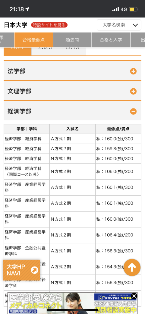 至急です日大の合格最低点についてです。滑り止めとして明日日大を受けるの... - Yahoo!知恵袋