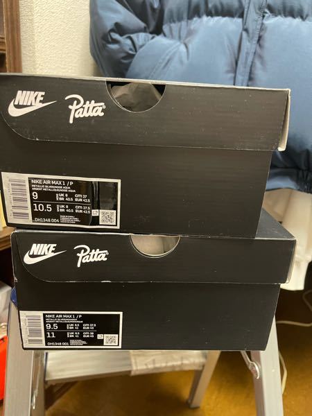 NIKE箱の違い - nikeの箱がサイズによりここまで変わるの気になり質