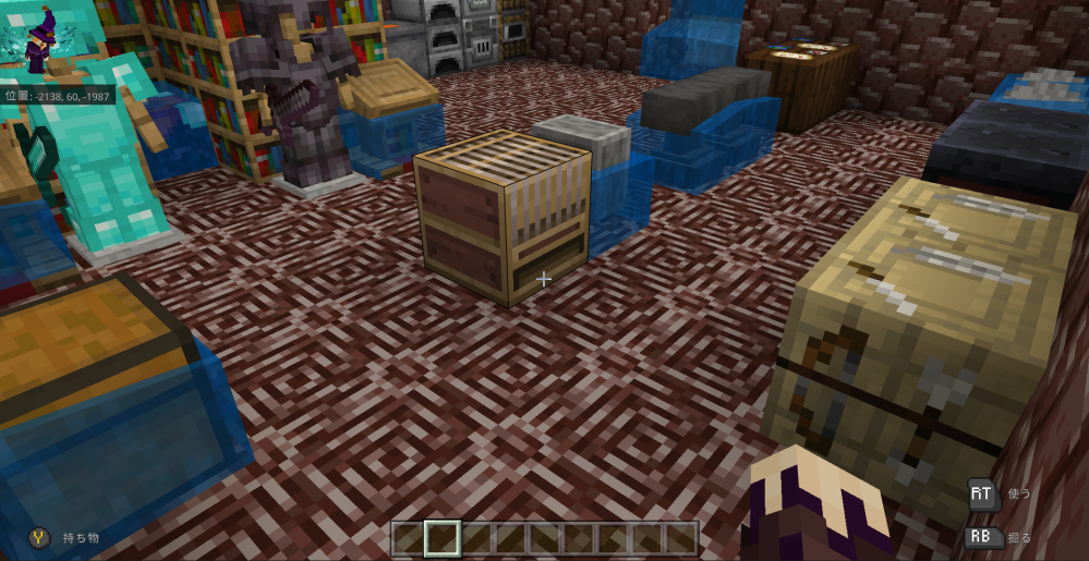 統合版マイクラストラクチャーブロックについて建築物を水の中にコピ Yahoo 知恵袋