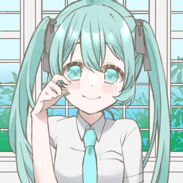 このキャラクターは初音ミクに見えますか Picrewでアバター作成し Yahoo 知恵袋
